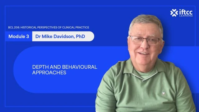 BCL 208 Lecture 3 - Depth and Behavioural Approaches